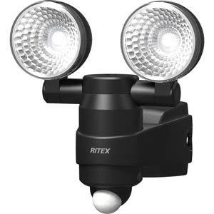 ムサシ 屋外向け ハイブリッド式 LEDセンサーライト RITEX S-HB20 返品種別A