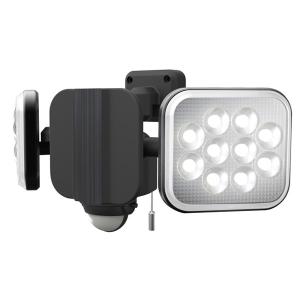 ムサシ LEDセンサーライト(12W×2灯) RITEX LED-AC2024 返品種別A