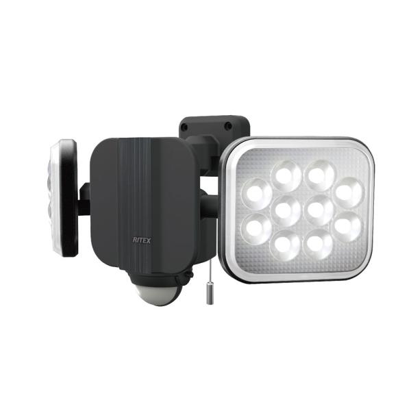 ムサシ AC式 LEDセンサーライト(14W×2灯) musahi RITEX LED-AC2028...