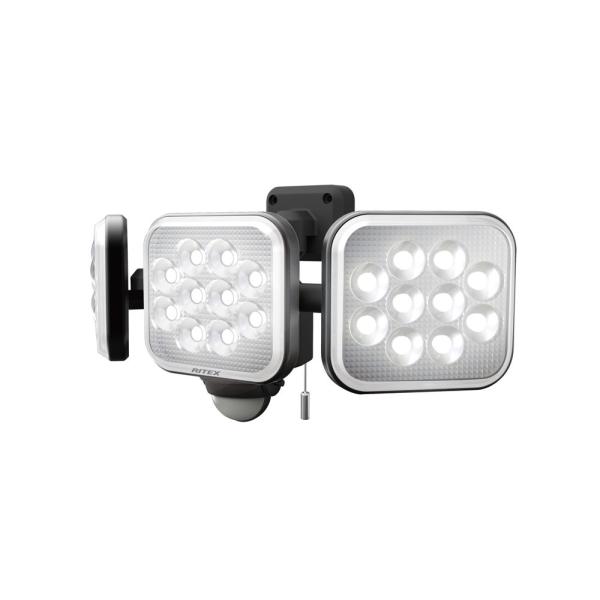 ムサシ LEDセンサーライト(14W×3灯) musahi RITEX LED-AC3042 返品種...