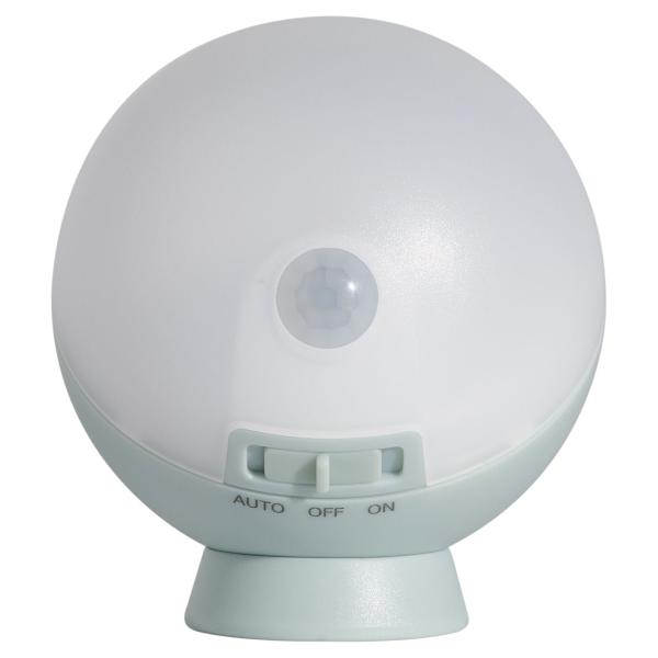 ムサシ てのりまんまるセンサーライト グレイッシュブルー musashi WSL-001GB 返品種...