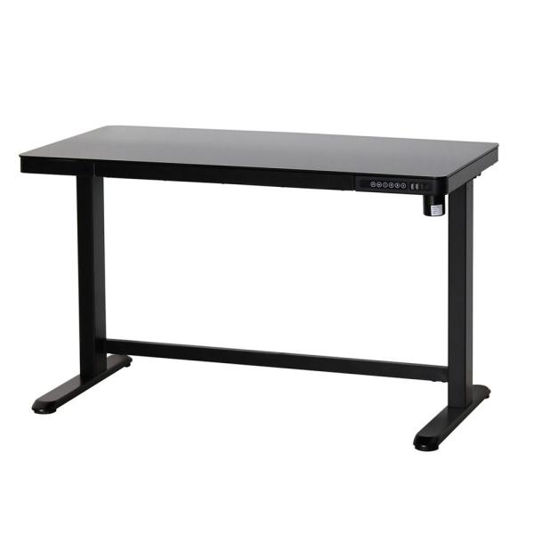 クロシオ 電動昇降デスク メモリー機能付(ブラック) 17053 返品種別A