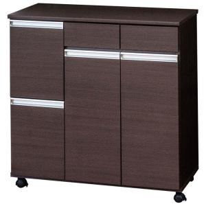 クロシオ ダイニングダストボックス2D ホワイト 完成品 キャスター付