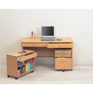 クロシオ システムデスク120 3点セット ナチュラル 25169