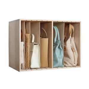 カバン収納 バッグ収納 ラック 木製 ハイタイプ 日本製 完成品 : 収納