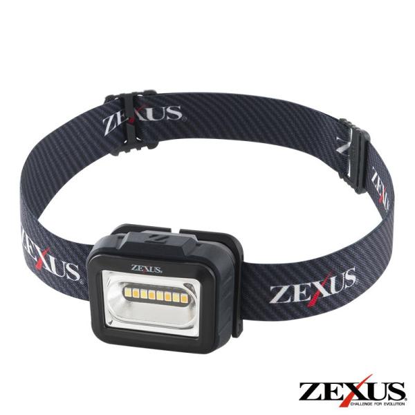 ゼクサス LEDヘッドライト 240ルーメン(ブラック) ZEXUS 昼白色/ 白色/ 電球色照射モ...