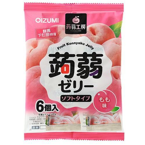 蒟蒻工房 蒟蒻ゼリー もも味 6個 下仁田物産 返品種別B