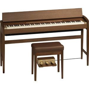 ローランド＆カリモク 電子ピアノ(ウォールナット)(専用固定椅子付き) Roland Piano Digital KIYOLA KF-10-KW 返品種別A｜joshin