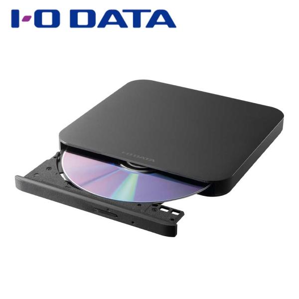 アイ・オー・データ機器｜I-O DATA 保存ソフト付きポータブルDVDドライブ(ブラック) DVR...