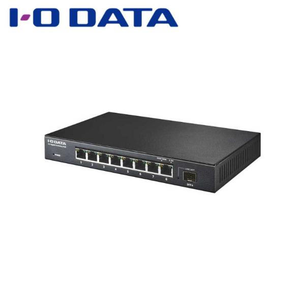 アイ・オー・データ機器｜I-O DATA 10G対応SFP+搭載2.5Gアンマネージスイッチングハブ...