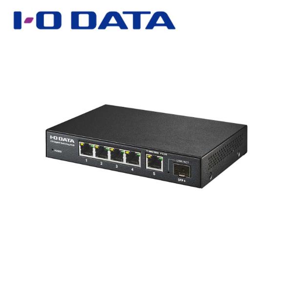 アイ・オー・データ機器｜I-O DATA 10G対応SFP+搭載2.5Gアンマネージスイッチングハブ...