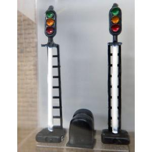 津川洋行 (N) LA-11 三灯式信号機(2本入) 返品種別B