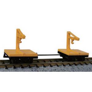 津川洋行 (再生産)(N) 14015 保線用トロッコ レール運搬車(2両入) 返品種別B