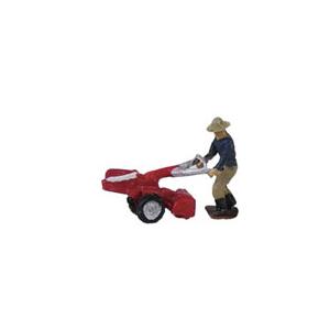 津川洋行 (N) NC-206 耕運機(人形1体付) 返品種別B