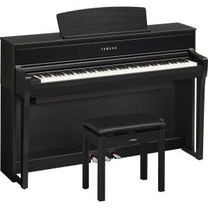 ヤマハ 電子ピアノ(ブラックウッド調)(高低自在椅子＆ヘッドホン＆ソングブック付き) YAMAHA Clavinova(クラビノーバ) CLP-775-B 返品種別A