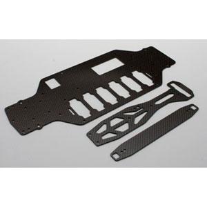 ABCホビー カーボンシャーシーセットA シルバー(ジェネティック用)(24114)ラジコンパーツ ...