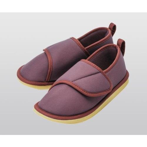 竹虎 転倒予防シューズ つま先つき 91272 S あずき 8-9616-11 返品種別A