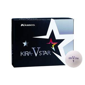 キャスコ ゴルフボール KIRA STAR V ホワイト 1ダース 12個入り 返品種別A
