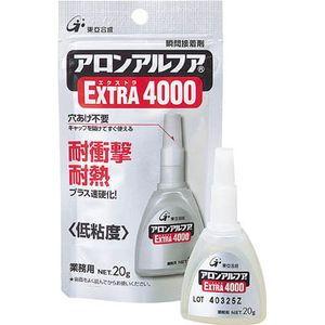 東亜合成 アロンアルフア エクストラ4000 20g アルミ袋 AA-4000-20AL 返品種別B...