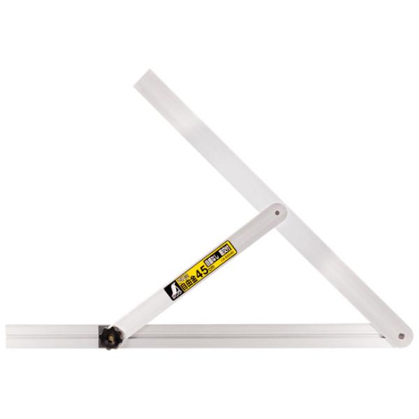 シンワ測定 アルミ自由金 45cm 目盛なし 筋交付 62540 返品種別B