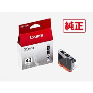 キヤノン ［純正］ インクタンク(グレー) Canon BCI-43GY 返品種別A