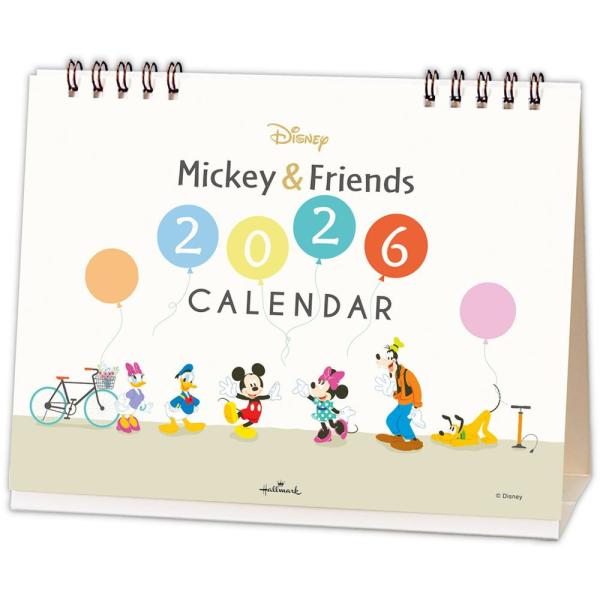 日本ホールマーク 2026年 卓上カレンダー ディズニー ミッキーマウス 845476 返品種別A