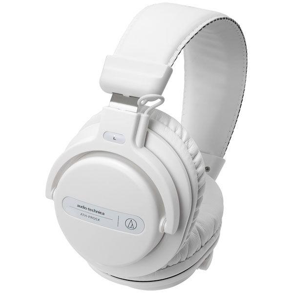 オーディオテクニカ ダイナミック密閉型ヘッドホン(ホワイト) audio-technica ATH-...