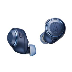 オーディオテクニカ ノイズキャンセリング機能搭載完全ワイヤレス Bluetoothイヤホン(ブルー) audio-technica ATH-CKS50TW-BL 返品種別A