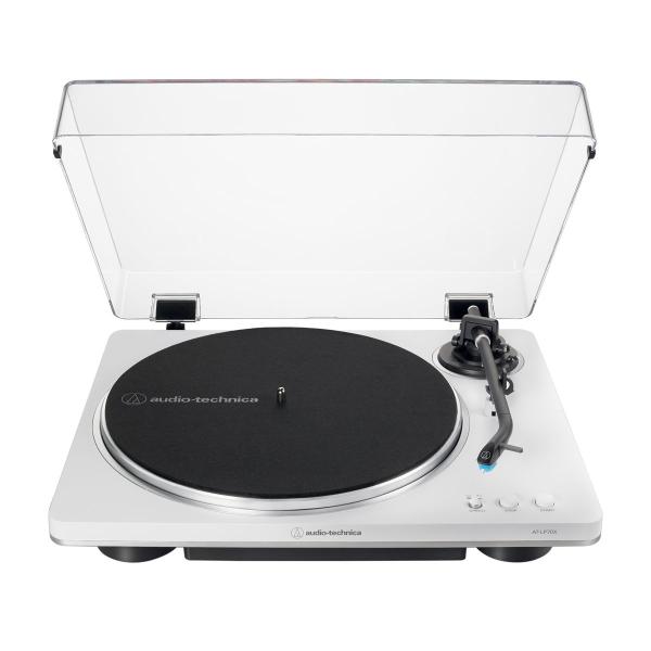 オーディオテクニカ フルオートターンテーブル(ホワイト/ シルバー) audio-technica ...