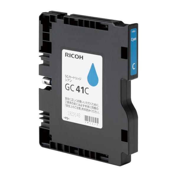 リコー SGカートリッジ GC 41C Mサイズ(シアン) RICOH「515808」 GC41C ...