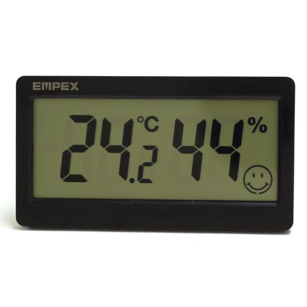エンペックス 温湿度計(ブラック) EMPEX TD-8502 返品種別A