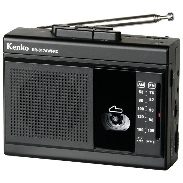 ケンコー AM/ FM ラジオカセットレコーダー KR-017AWFRC 返品種別A