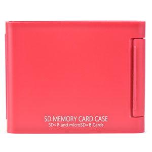 ケンコー SDメモリーカードケース 8枚収納タイプ(レッド) AS SD8 RE 返品種別A
