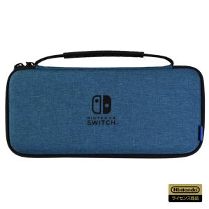 ホリ スリムハードポーチ プラス for Nintendo Switch ブルーニンテンドー スイッチ 