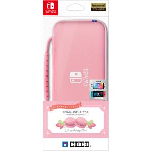 ホリ スリムハードポーチ プラス for Nintendo Switch ストロベリーピンクニンテンドー スイッチ 返品種別B｜joshin