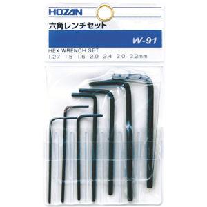 ホーザン 六角レンチセット7本組 HOZAN W91 返品種別B