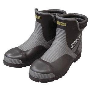 安全長靴 先芯入り 軽量 ショート丈 メンズ M-3L 福山ゴム #3 G