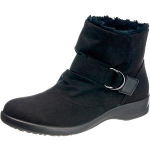 アサヒシューズ レディース ゴアテックス ショートブーツ TOP DRY トップドライ AF39881 TDY3988ブラツク225