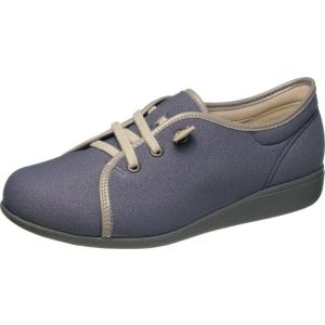 アサヒシューズ 婦人 ウォーキングシューズ 快歩主義 KHS-L169-ブルグレ-24.5