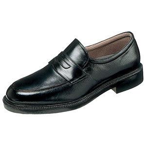 アサヒシューズ 紳士 ビジネスシューズ  通勤快足 AM31241 ローファータイプ TK31-24 BK 28.0