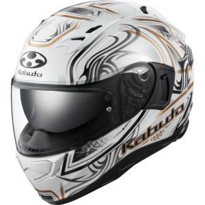 OGKカブト KAMUI-3 JAG(パールホワイトゴールド・L) Kabuto KAMUI3_JAG_PWHG_L 