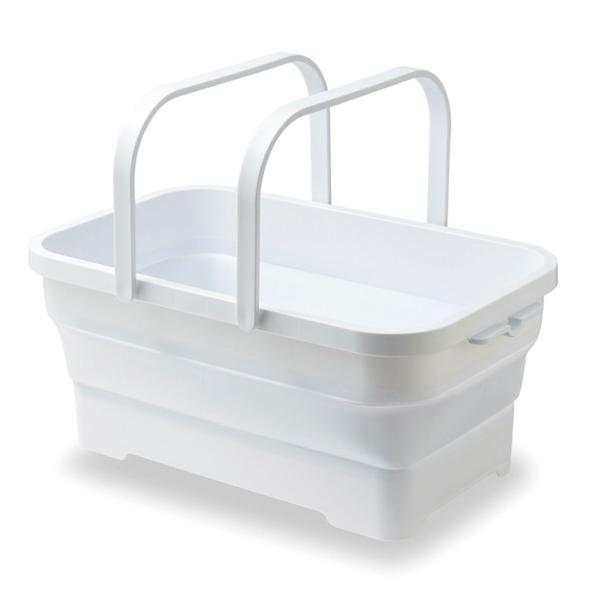 伊勢藤 ソフトバスケット ホワイト SOFT BASKET I-581W 返品種別A