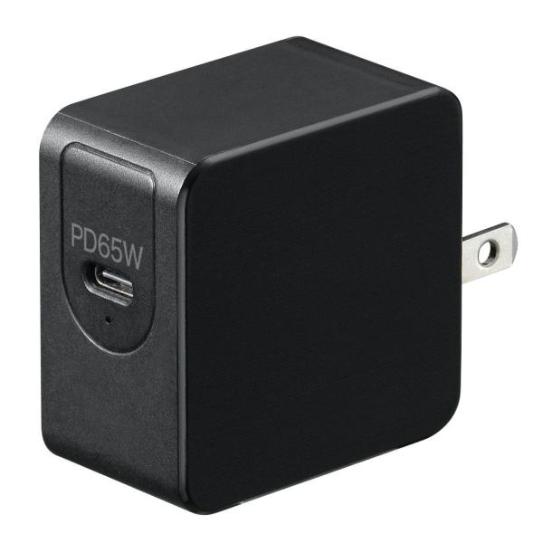 ヤザワ USBアダプター(USB 1ポート)ブラック YAZAWA VFPD65BK 返品種別A