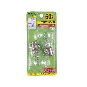 ヤザワ クリプトン電球 60W形(クリア) (2個セット) YAZAWA P351754C2P 返品...