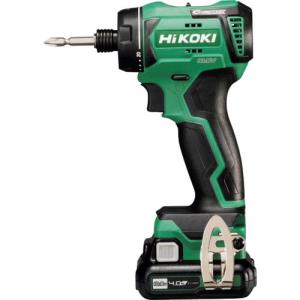 HiKOKI 10.8V コードレスドライバドリル 38N・m (4.0Ahバッテリー(BSL1240M)×2個・充電器(UC12SL)付き) ハイコーキ(日立工機) DB12DD-2LS 返品種別B