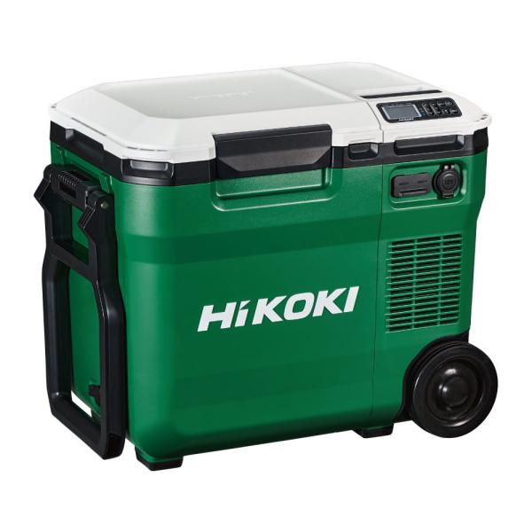 HiKOKI 18Vコードレス冷温庫 コンパクトタイプ アグレッシブグリーン (マルチボルト蓄電池B...