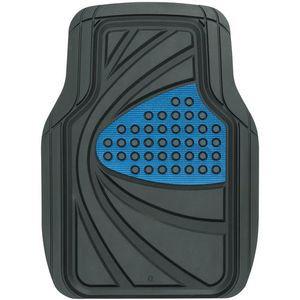 BONFORM カーマット デザインラバーマット 48x65cm フロント1枚 ブルー 軽・普通車用(ブルー) ボンフォーム 6449-01 6449-01BL 返品種別A
