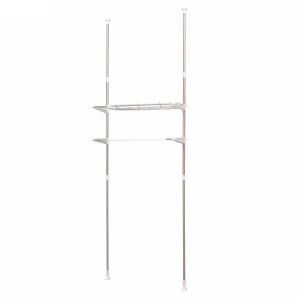 アイリスオーヤマ 突張りステンレスランドリーラック(幅65.7〜99.2cm) IRIS LRT-27S 返品種別A