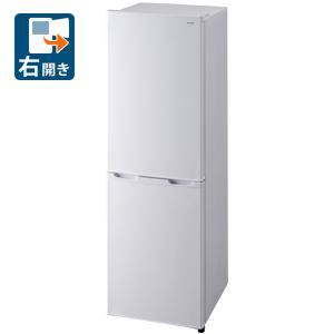(標準設置無料 設置Aエリアのみ) アイリスオーヤマ 162L 2ドア冷蔵庫(直冷式)ホワイト(右開き) IRIS AF162-W 一人暮らし 返品種別A