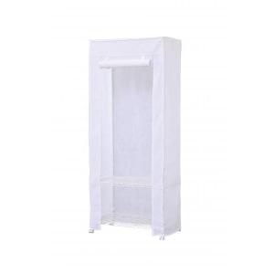 アイリスオーヤマ カラーメタル ワードローブ(ホワイト)カバー付き IRIS CMW-75183Cホワイト 返品種別A